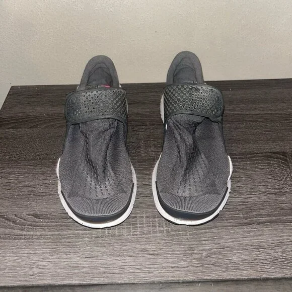Nike Wolf Gray Sock Dart Slip On Athletic Breathable Low Top Comfort Shoes Sz 10 - Picture 4 of 8